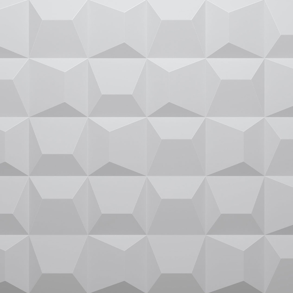 [PUSTPW1200600CD] GG PU Stone Pure White Cube Effect 1200 x 600
