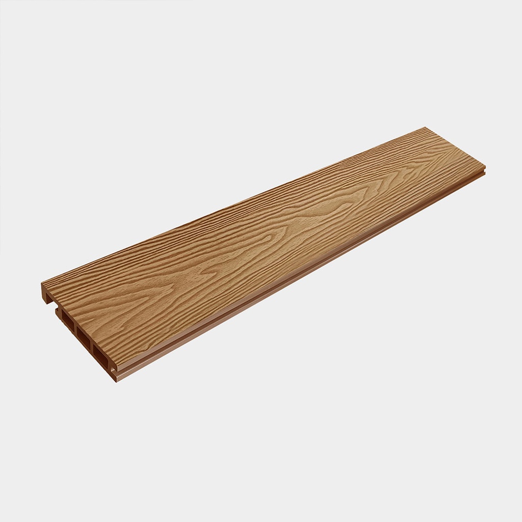 [WPCDEN5000TK] GG Composite Decking Bullnose Teak 5000mm x 135mm
