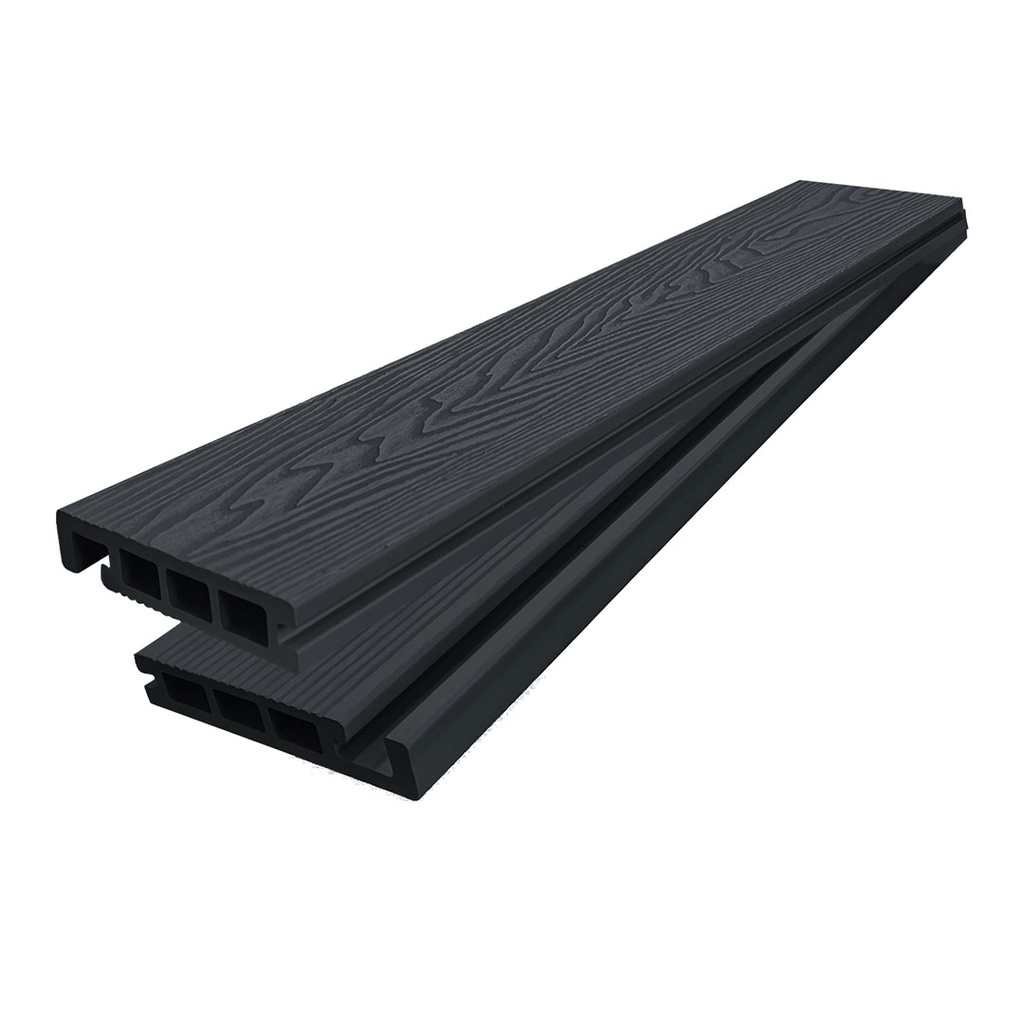 [WPCDEN5000CH] GG Composite Decking Bullnose Charcoal 5000mm x 135mm