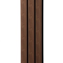 GG Aluvo Waterproof Panel 3 Slats Warm Walnut 2400mm x 250mm