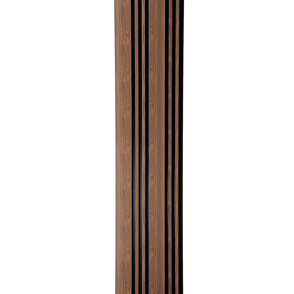 [ALV250LSWW] GG Aluvo Waterproof Panel LS Slats Warm Walnut 2400mm x 250mm