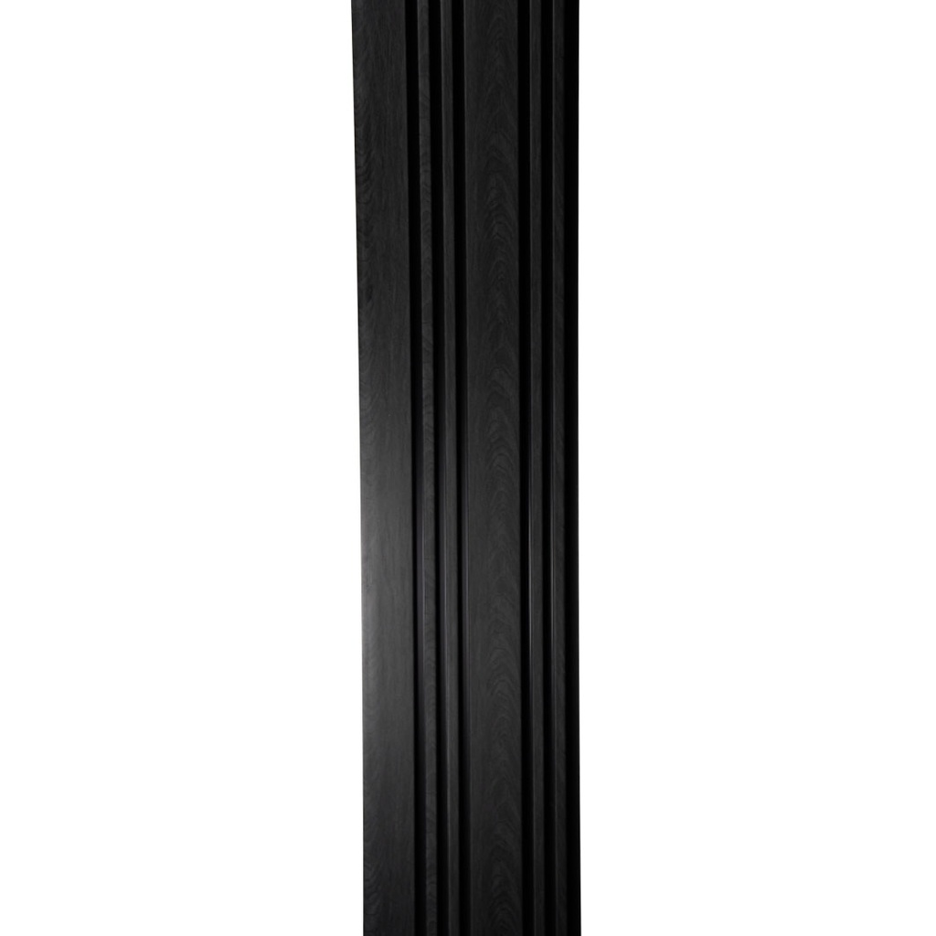 [ALV250LSBW] GG Aluvo Waterproof Panel LS Slats Black Wood 2400mm x 250mm
