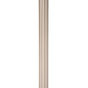 GG Aluvo Waterproof Panel Half Round Slats Cream 2400mm x 120mm