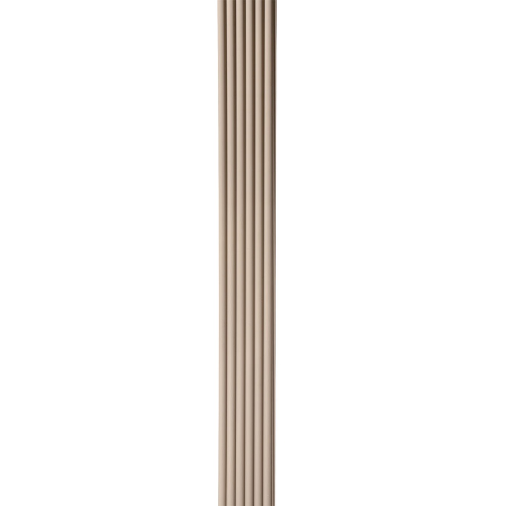 [ALV120HRTP] GG Aluvo Waterproof Panel Half Round Slats Taupe 2400mm x 120mm