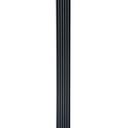 GG Aluvo Waterproof Panel Half Round Slats Navy 2400mm x 120mm