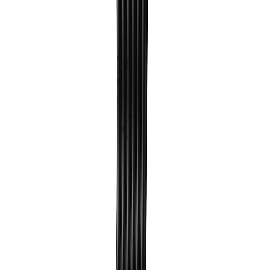 [ALV120HRBK] GG Aluvo Waterproof Panel Half Round Slats Black 2400mm x 120mm