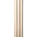 GG Aluvo Waterproof Panel Curved Slats Cream 2400mm x 250mm