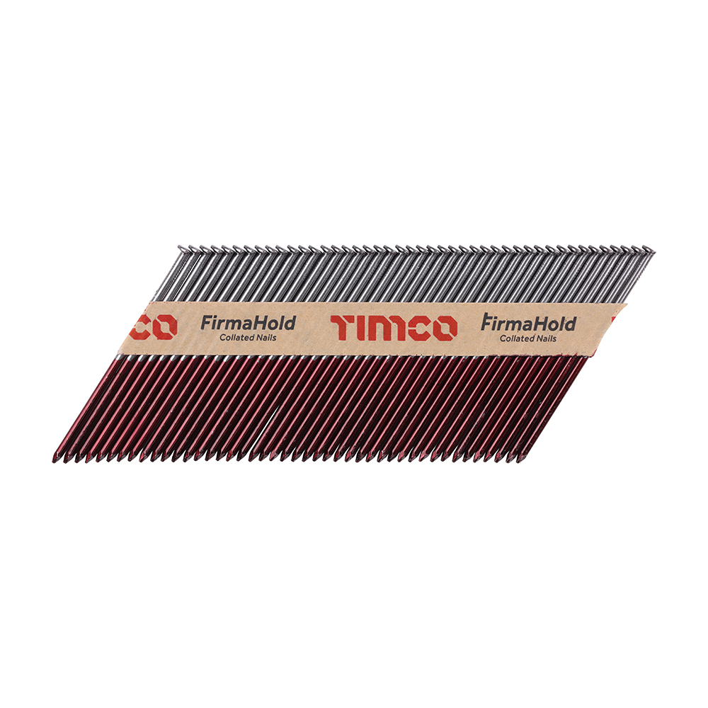 FirmaHold Collated Clipped Head Nails - Trade Pack - Ring Shank - FirmaGalv - 3.1 x 75 (Pack 2200)