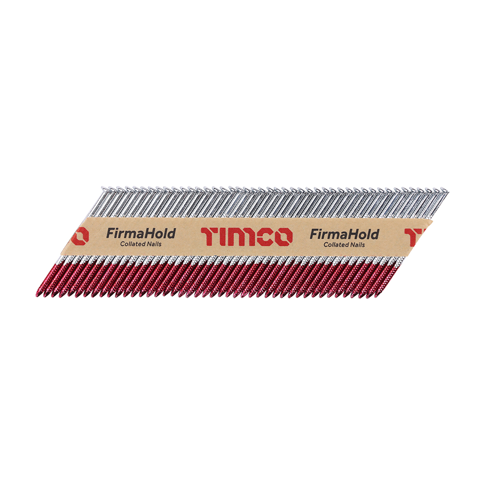 FirmaHold Collated Clipped Head Nails - Trade Pack - Ring Shank - FirmaGalv + - 3.1 x 63 (Pack 3300)