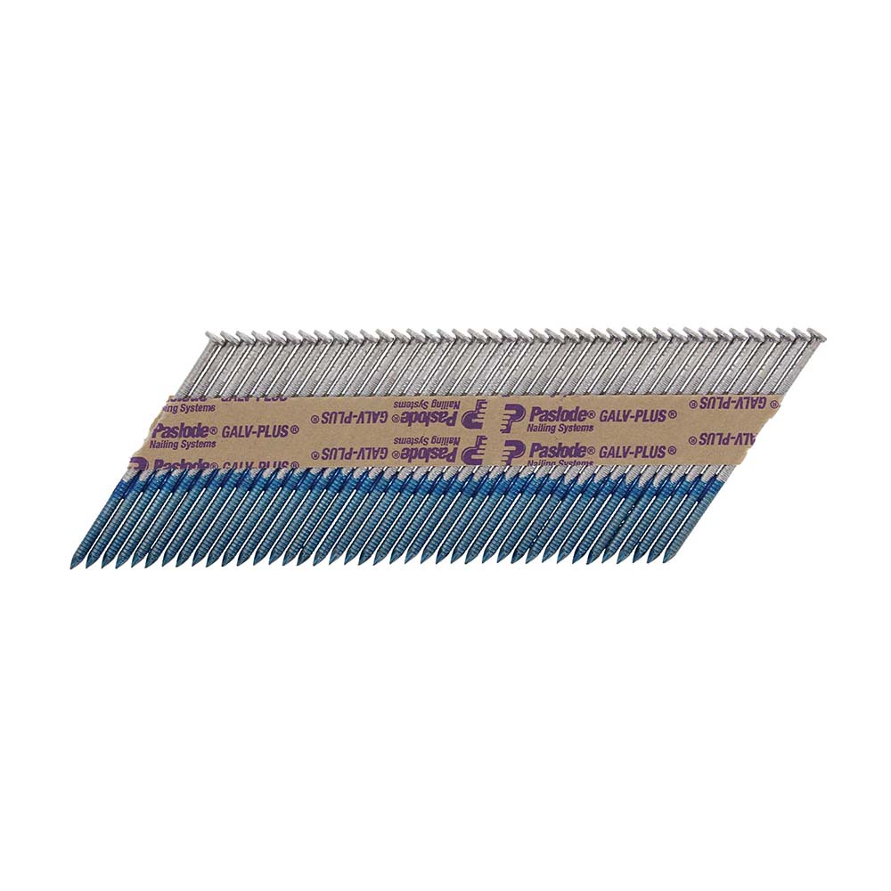 [PAS141079] Paslode IM360Ci Nails & Fuel Cells Retail Pack - Ring Shank - Galvanised + - 141079 - 2.8 x 63/1CFC (Pack 1100)