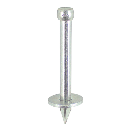 Masonry Nails - Washered - Zinc - 30 x 3.70 (Pack 100)
