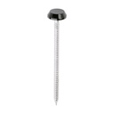 Polymer Headed Nails - A4 Stainless Steel - Black - 65mm (Pack 100)