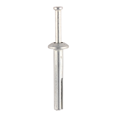Zamac Nail In Anchors - Zinc - 6.0 x 50 (Pack 100)