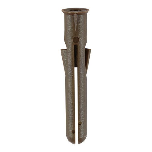 [BPLUGPREM] Premium Plastic Plugs - Brown - 42mm (Pack 1000)