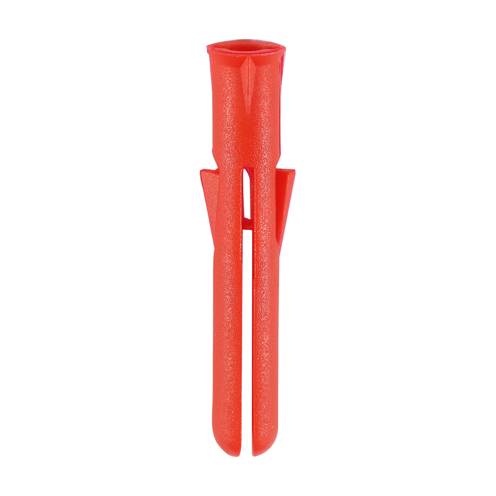 [RPLUGPREM200] Premium Plastic Plugs - Red - 34mm (Pack 200)