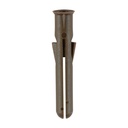 Premium Plastic Plugs - Brown - 42mm (Pack 200)
