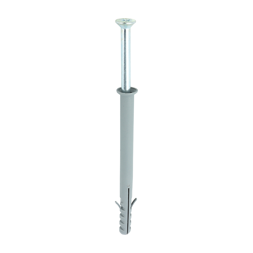 Nylon Frame Fixing - PZ - Zinc - 10.0 x 120 (Pack 100)