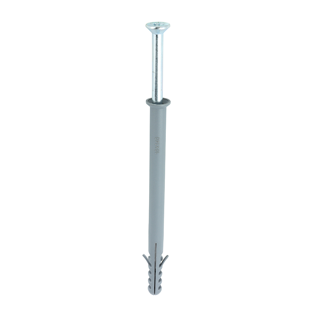 Nylon Frame Fixing - PZ - Zinc - 10.0 x 140 (Pack 100)