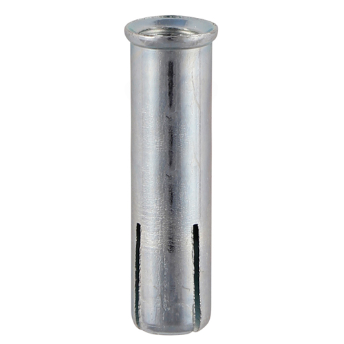 Lipped Drop In Anchors - Zinc - M8 (Pack 100)
