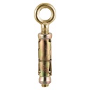 Forged Eyes with Shield Anchors - Yellow - M6 (Pack 2)