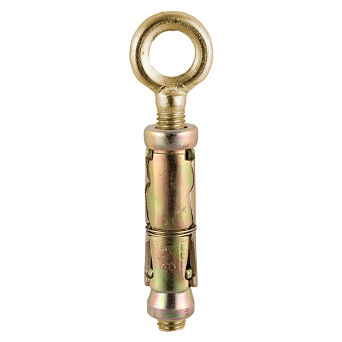 Forged Eyes with Shield Anchors - Yellow - M8 (Pack 2)