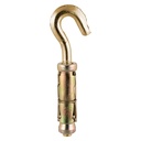 Forged Hooks with Shield Anchors - Yellow - M8 (Pack 14)