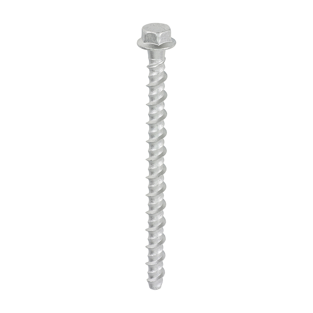 Multi-Fix Masonry Bolts - Hex Flange - Exterior - Silver - 6.0 x 100 (Pack 100)