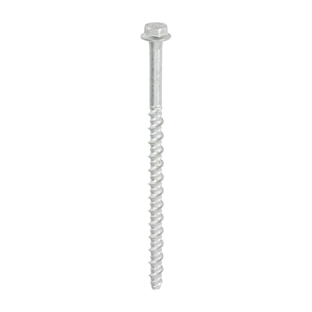 Multi-Fix Masonry Bolts - Hex Flange - Exterior - Silver - 6.0 x 130 (Pack 100)