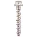 Multi-Fix Masonry Bolts - Hex Flange - Exterior - Silver - 6.0 x 150 (Pack 75)