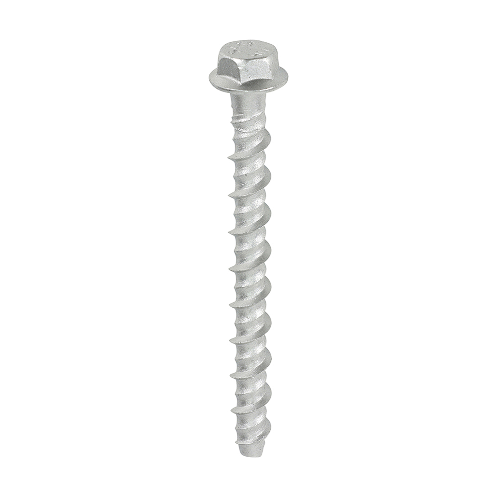 Multi-Fix Masonry Bolts - Hex Flange - Exterior - Silver - 6.0 x 75 (Pack 100)