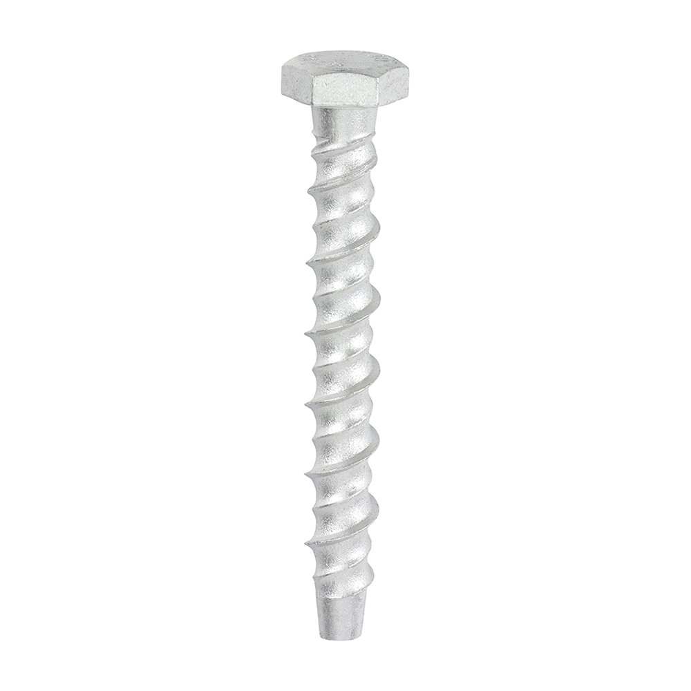 [MF875] Multi-Fix Masonry Bolts - Hex - Exterior - Silver - 8.0 x 75 (Pack 100)