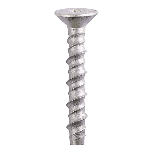 Multi-Fix Masonry Bolts - Countersunk - Exterior - Silver - 8.0 x 100/M10 (Pack 50)