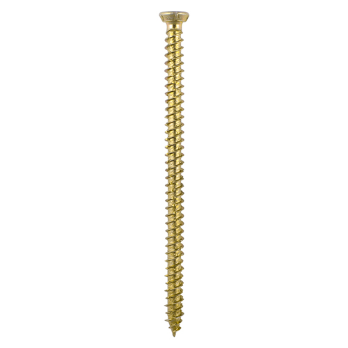 Concrete Screws - TX - Flat Countersunk - Yellow - 7.5 x 50 (Pack 8)