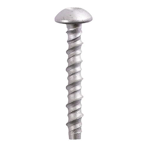 Multi-Fix Masonry Bolts - Pan - Exterior - Silver - 10.0 x 75/M12 (Pack 50)