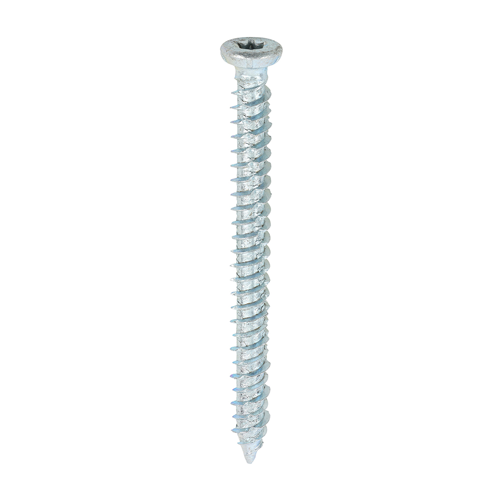 [00080TCONZ] Concrete Screws - TX - Flat Countersunk - Zinc - 7.5 x 80 (Pack 100)
