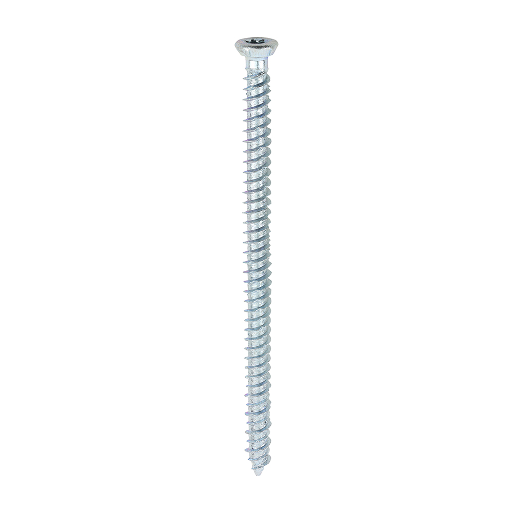 [00120TCONZ] Concrete Screws - TX - Flat Countersunk - Zinc - 7.5 x 120 (Pack 100)