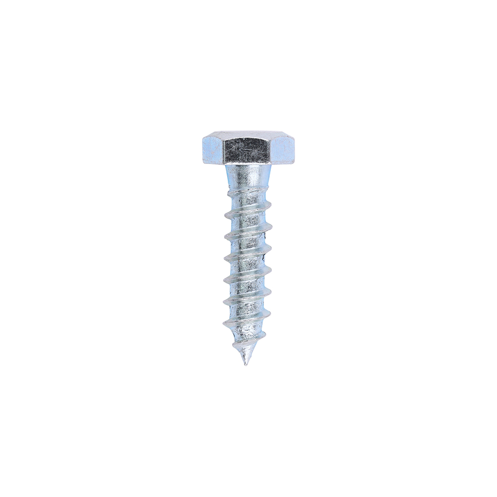 [0625CSC] Coach Screws - Hex - Zinc - 6.0 x 25 (Pack 250)