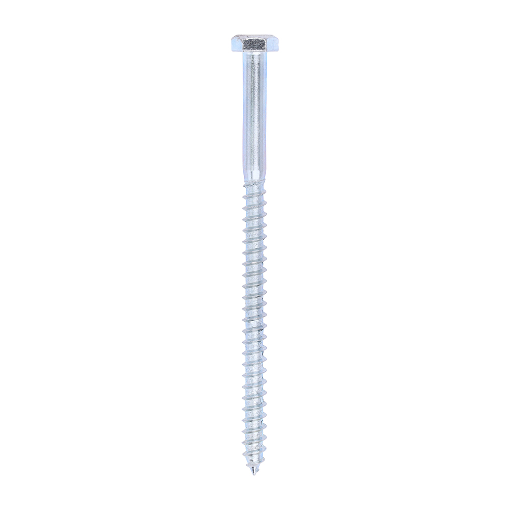 [06100CSC] Coach Screws - Hex - Zinc - 6.0 x 100 (Pack 200)