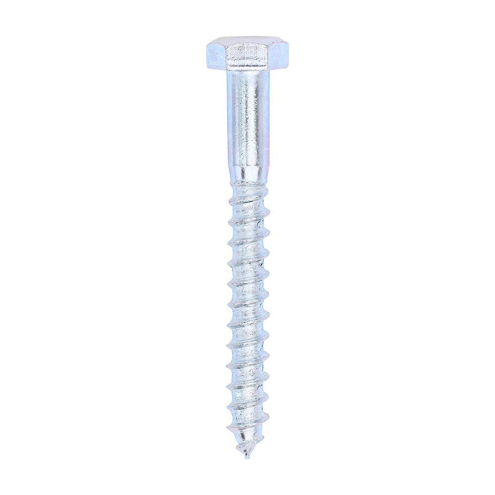 [0870CSC] Coach Screws - Hex - Zinc - 8.0 x 70 (Pack 100)