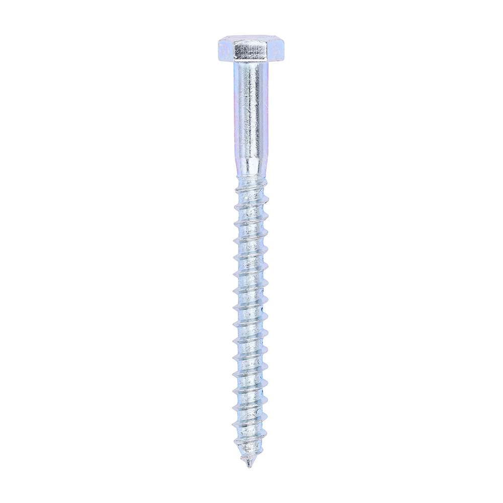 [0890CSC] Coach Screws - Hex - Zinc - 8.0 x 90 (Pack 50)