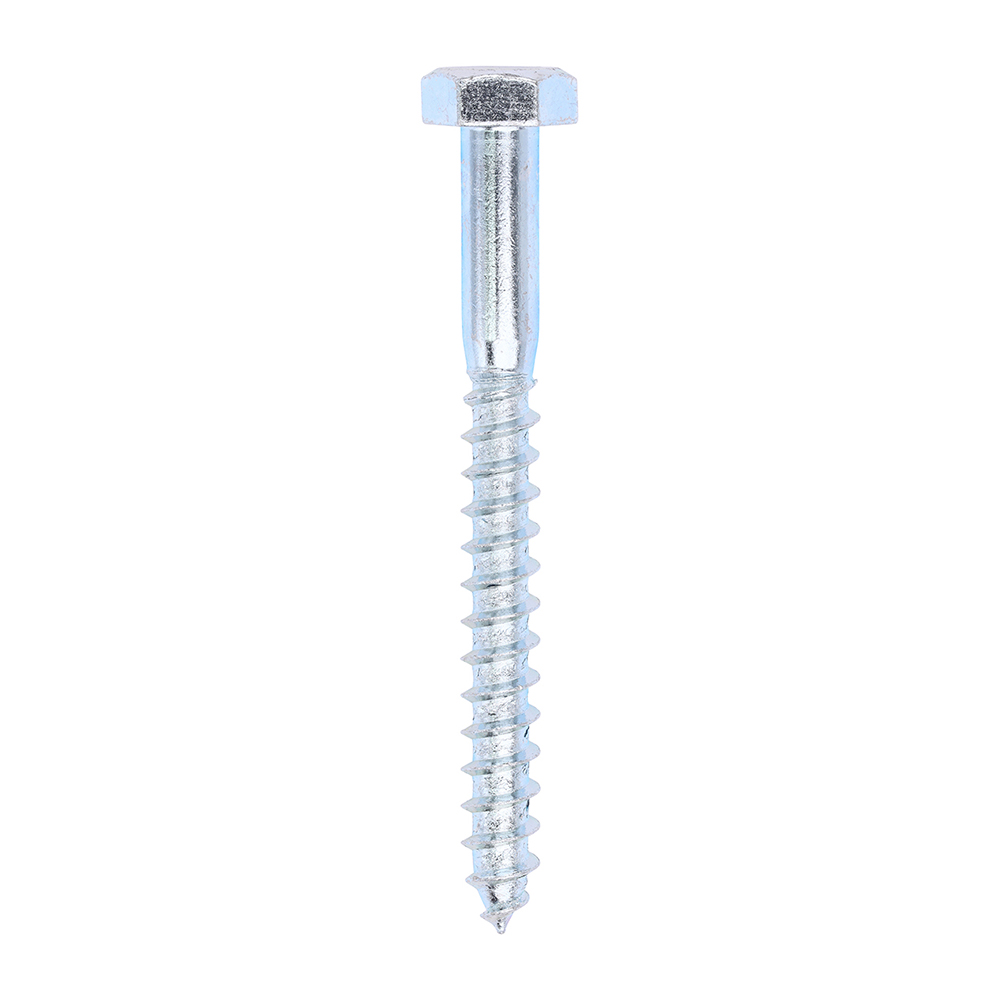 Coach Screws - Hex - Zinc - 10.0 x 100 (Pack 50)
