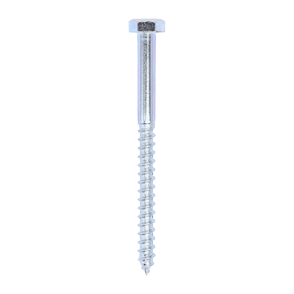 Coach Screws - Hex - Zinc - 10.0 x 130 (Pack 50)