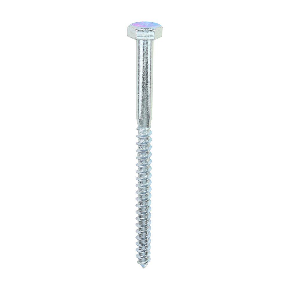 Coach Screws - Hex - Zinc - 10.0 x 150 (Pack 25)