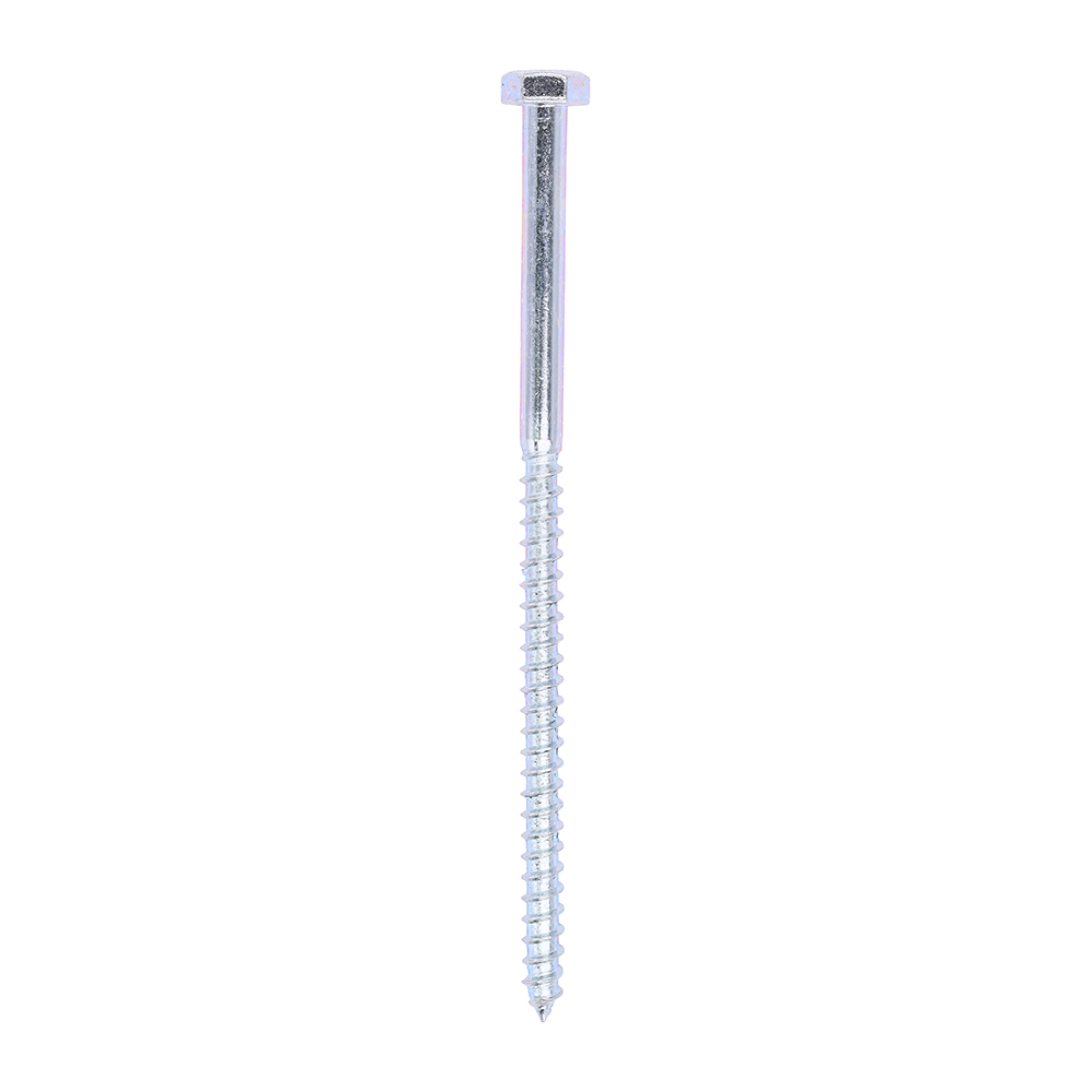Coach Screws - Hex - Zinc - 10.0 x 200 (Pack 20)
