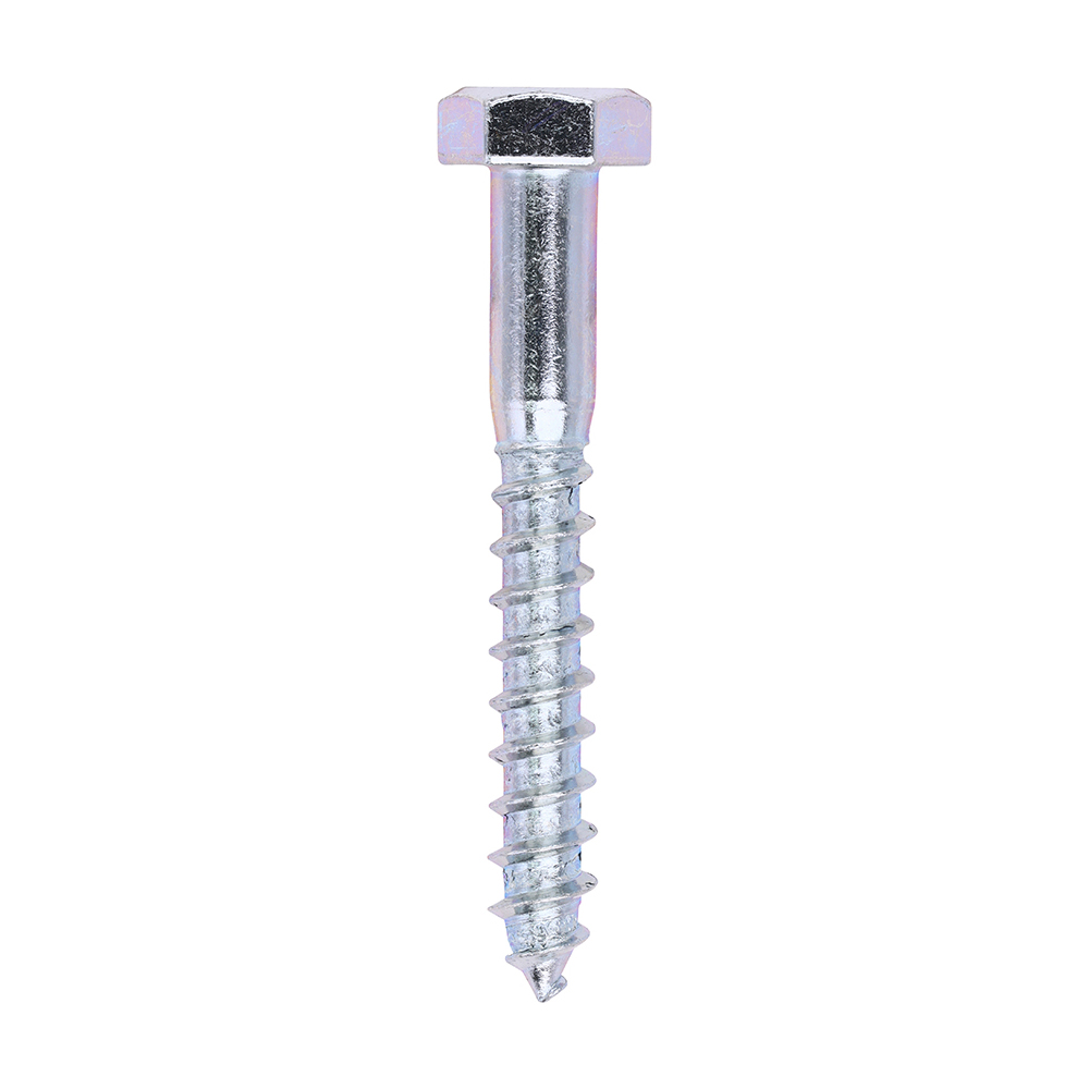 [1075CSC] Coach Screws - Hex - Zinc - 10.0 x 75 (Pack 100)