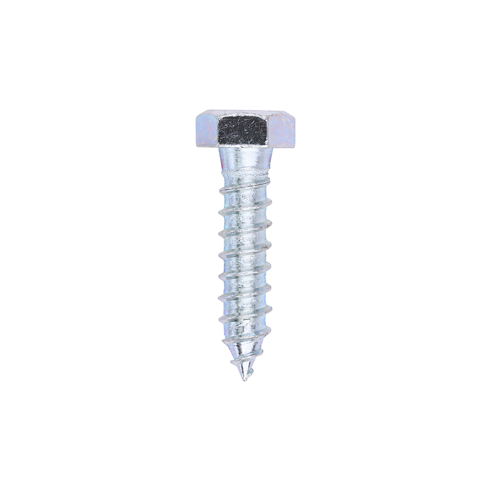 Coach Screws - Hex - Zinc - 12.0 x 50 (Pack 100)