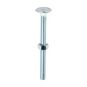 Carriage Bolts & Hex Nuts - Zinc - M6 x 75 (Pack 100)