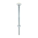 Carriage Bolts & Hex Nuts - Zinc - M12 x 240 (Pack 10)