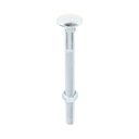 Carriage Bolts & Hex Nuts - Zinc - M16 x 200 (Pack 5)