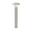 Carriage Bolts - A2 Stainless Steel - M10 x 75 (Pack 5)